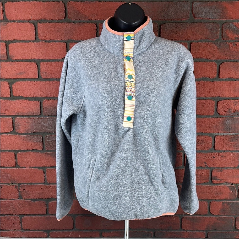 Burton Sweatshirt‎ Womens Small Fleece Gray
